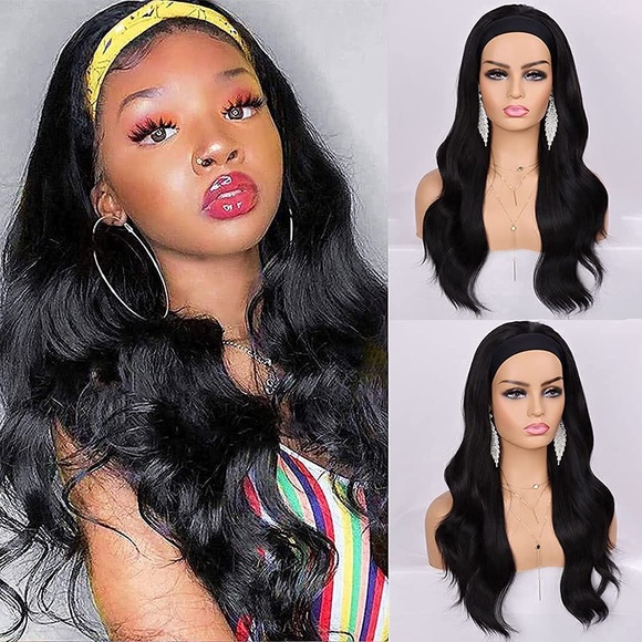 Tereshar Body Wave Headband Wig for Black Women. 22” - Picture 4 of 5
